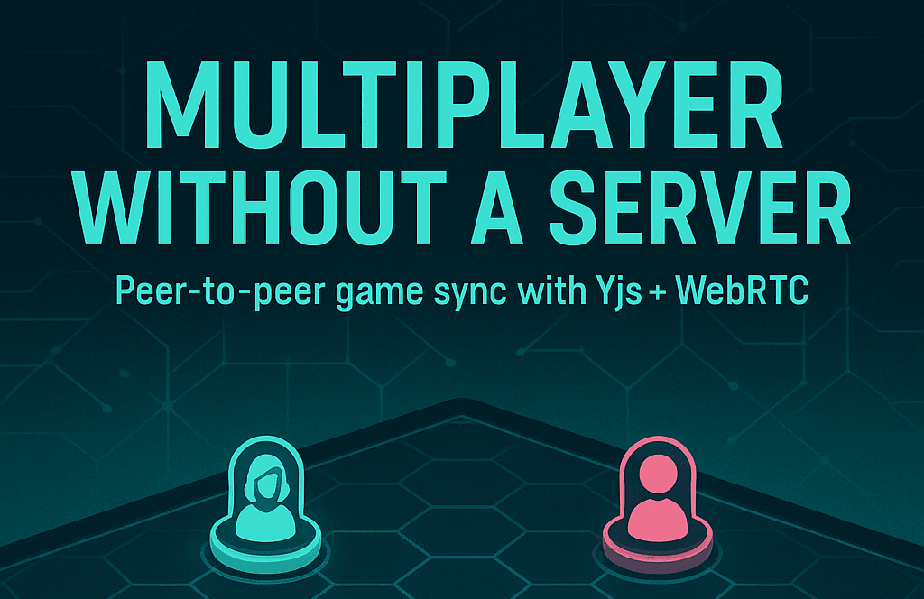 Cover Image for How to Build a Multiplayer Game Almost Without a Server (With Yjs + WebRTC)